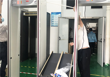 惠州白云派出所使用天鷹TC-800C安檢門(mén)